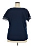 Adrienne Vittadini Blue Short Sleeve Blouse Size 2X (estimated) - photo 2