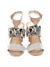 TWO by Vince Camuto Animal Print Ivory Gray Sandals Size 7 - photo 2