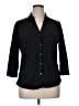 J. McLaughlin Black 3/4 Sleeve Blouse Size XL - photo 1