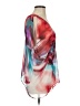 Drew 100% Silk Red Short Sleeve Silk Top Size XS - photo 4