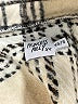 Princess Polly 100% Polyester Plaid Ivory Coat Size XS - photo 6