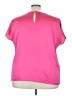 Halogen 100% Polyester Pink Short Sleeve Top Size 3X - photo 2