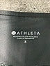 Athleta 100% Polyester Solid Black Athletic Shorts Size S - photo 3