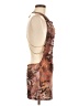 Shein Graphic Brown Cocktail Dress Size 6 - photo 4