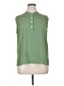 prologue Green Sleeveless Button-Down Shirt Size XL - photo 1
