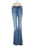 BKE Hearts Blue Jeans Size 27 waist - photo 1