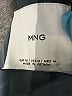 MNG 100% Polyester Solid Black Jacket Size M - photo 6