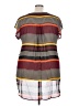 Cleo 100% Polyester Brown Short Sleeve Blouse Size 3X - photo 2
