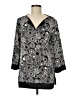 Travelsmith Black 3/4 Sleeve Blouse Size M - photo 1