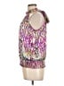 Unique Purple Sleeveless Blouse Size L - photo 5