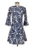 Gingy Print Blue Casual Dress Size XS - photo 2