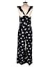 Ann Taylor LOFT 100% Rayon Hearts Black Jumpsuit Size 4 - photo 2
