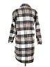 Blank NYC 100% Polyester Plaid Gray Coat Size XS - photo 2