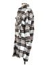Blank NYC 100% Polyester Plaid Gray Coat Size XS - photo 5