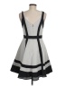Ryu 100% Polyester Chevron-herringbone Gray Casual Dress Size M - photo 2