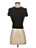 Shein Black Short Sleeve Turtleneck Size 2 - photo 1