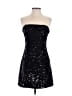 Le Superbe 100% Polyester Stars Black Cocktail Dress Size 4 - photo 1