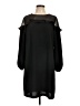 Ann Taylor LOFT 100% Polyester Black Casual Dress Size 12 (tall) - photo 1