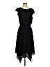 Gap 100% Polyester Solid Black Casual Dress Size S - photo 1