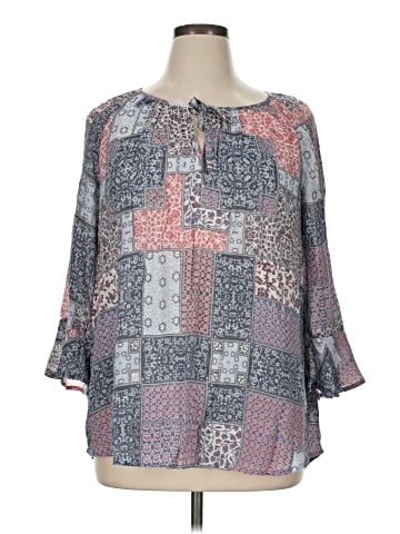 Fred David 3/4 Sleeve Blouse (view 1)