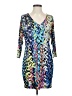 Trina Turk Blue 3/4 Sleeve Top Size 4 - photo 1