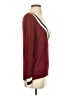 Superdown Color Block Burgundy Pullover Sweater Size S - photo 4