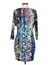Trina Turk Blue 3/4 Sleeve Top Size 4 - photo 2