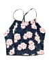 Unbranded Floral Blue Swimsuit Top Size XL - photo 1