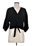 Cotton On Black 3/4 Sleeve Blouse Size M - photo 1