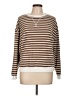 Hudson Gray Stripes Brown Pullover Sweater Size L (estimated) - photo 1