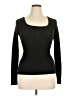 Derek Heart Black Long Sleeve Top Size XL - photo 1
