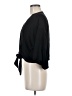 Cotton On Black 3/4 Sleeve Blouse Size M - photo 5