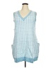 Unbranded Houndstooth Blue Casual Dress Size XXL - photo 1