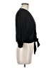Cotton On Black 3/4 Sleeve Blouse Size M - photo 4