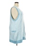 Unbranded Houndstooth Blue Casual Dress Size XXL - photo 4