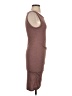 Leith Solid Brown Casual Dress Size S - photo 4