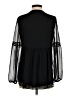 CATHERINE Catherine Malandrino 100% Polyester Black Long Sleeve Blouse Size S - photo 2