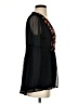 CATHERINE Catherine Malandrino 100% Polyester Black Long Sleeve Blouse Size S - photo 4