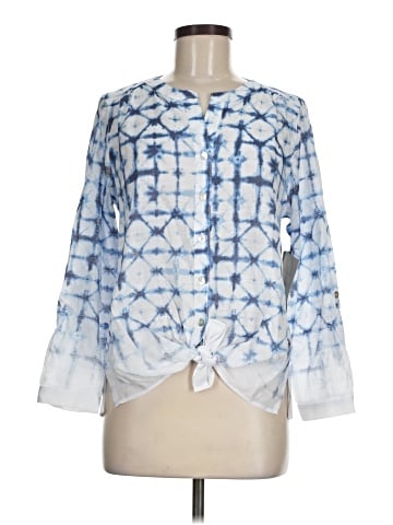 MULTIPLES 3/4 Sleeve Blouse (view 1)
