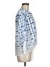 MULTIPLES Blue 3/4 Sleeve Blouse Size M - photo 4