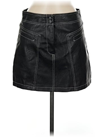 Topshop Faux Leather Skirt (view 1)