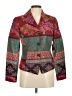 Coldwater Creek Print Red Blazer Size 6 - photo 1