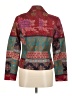Coldwater Creek Print Red Blazer Size 6 - photo 2