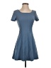 Theory Solid Blue Casual Dress Size 0 - photo 1