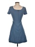 Theory Solid Blue Casual Dress Size 0 - photo 2