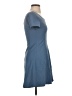 Theory Solid Blue Casual Dress Size 0 - photo 4