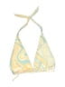 Unbranded Print Yellow Swimsuit Top Size M - photo 2