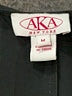 AKA Solid Black Jumpsuit Size M - photo 4