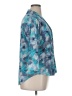 Venini Teal 3/4 Sleeve Blouse Size XL - photo 4