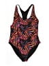 Nicole Miller Studio Print Black One Piece Swimsuit Size 2X - photo 1